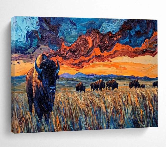 abstract landscape wall art